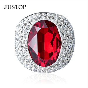 JUSTOP Fashion <b>Rings</b> <b>Set</b> Silver Plated Stainless Steel Unisex Modern Style Daily Wear Jewelry Gift - Product Image 6