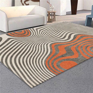 <span class=keywords><strong>Tapis</strong></span> géométrique zèbre à la mode, design 3d très détail, personnalisé, grande zone moderne boho - Product Image 3