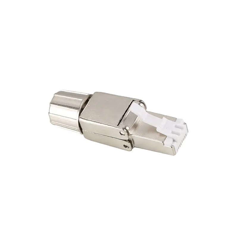 RJ45 Cat6A Shielded tool-free Connector With Screw