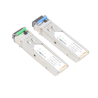 Módulo de Fibra Óptica Monomodo POE Melontel MT-SF2035 SFP 1.25Gb/s con Conector LC de Aleación de Aluminio 4G/WiFi/3G/GSM/GPRS CE RoHS 1310/1550nm