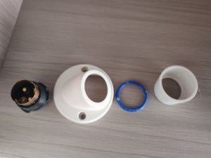 B22 LED <span class=keywords><strong>Light</strong></span> <span class=keywords><strong>Bulb</strong></span> chủ Vòng vuông phù hợp ổ cắm chuyển đổi E27 cơ sở treo đèn ổ cắm cho nhà 6A - Product Image 2