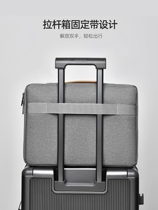 16 Inch Unisex Fashionable Eco-Friendly High Quality PU Leather <b>Laptop</b> Sleeve Customizable Capacity Handle Closure Office Use - Product Image 6
