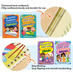 Cuaderno de caligrafía 3D Groove para niños Hindi reutilizable <span class=keywords><strong>4</strong></span> 5 libros <span class=keywords><strong>libro</strong></span> de escritura mágica en español - Product Image 5