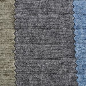Tela de Punto Elástica Cálida de Invierno NTR, Tejido de Canalé Ancho, Sensación de <span class=keywords><strong>Cachemira</strong></span> Imitada, <span class=keywords><strong>Material</strong></span> Suave al Tacto para Ropa de Estar en Casa, Tops y Pantalones - Product Image 2