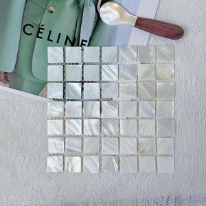 Sous-verres carrés <span class=keywords><strong>en</strong></span> coquille <span class=keywords><strong>de</strong></span> conque naturelle, sous-verres isolés <span class=keywords><strong>en</strong></span> mosaïque, décoration <span class=keywords><strong>de</strong></span> salle d'accessoires <span class=keywords><strong>de</strong></span> photographie - Product Image 3