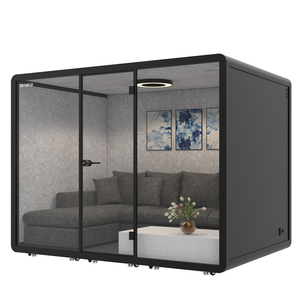 <span class=keywords><strong>Cabine</strong></span> Acoustique Insonorisée Économique pour Bureau, Module de Bureau Préfabriqué Silencieux avec Canapé et Bureau - Product Image 3