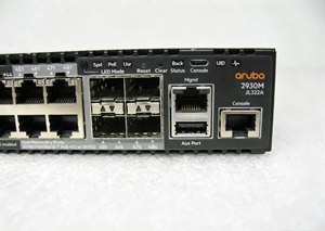 Nouveau commutateur réseau d'entreprise géré Gigabit <span class=keywords><strong>Aruba</strong></span> <span class=keywords><strong>2930M</strong></span> <span class=keywords><strong>48G</strong></span> PoE+ 1 emplacement JL322A - Product Image 2