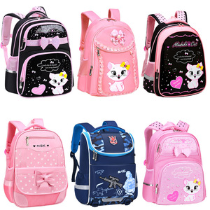 Customize Fashion Cartoon Waterproof Nylon Zipper Closure Detachable Luggage Trolley <strong>Backpack</strong> for Boys Girls School Use <strong>Wheels</strong> - Product Image 3