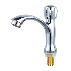 Robinet de lavabo en alliage de zinc Himans, monocommande, à poser sur le comptoir, style moderne, longueur de bec 5,0-6,9 pouces, robinet de lavabo monotrou - Product Image 4