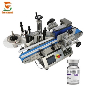 Machine d'étiquetage automatique de table MT-100 personnalisée pour bouteilles rondes en plastique, verre, pots, confitures, boissons, sauces, crèmes - Product Image 1