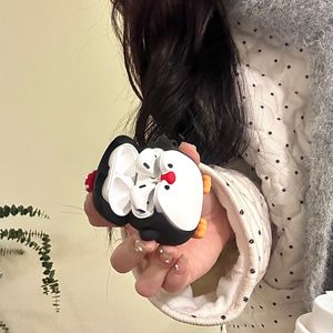 Housse en silicone pour oreillettes de pingouin champignon mignon design dessin animé pour <span class=keywords><strong>Airpods</strong></span> <span class=keywords><strong>12</strong></span> 3 <span class=keywords><strong>Airpods</strong></span> <span class=keywords><strong>Pro</strong></span> 2 joli casque d'écoute sans fil - Product Image 6