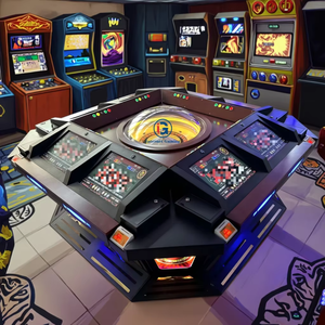 Android-Настольная интеллектуальная система, электронный 8-игровой игровой автомат с вращающимся колесом для игровой комнаты, Прямая продажа с завода - Product Image 1