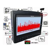 Medidor Digital de 7 Pulgadas con Soporte para Espectro KPT-718S/T Combo DVBS/S2/T/T2/C Satélite