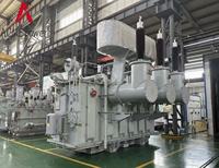 Transformateur triphasé immergé dans l'huile à haute efficacité 250 kVA, bobine à double couche pour centrales d'énergie renouvelable, prix usine