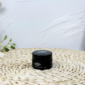 Tarro de vidrio blanco brillante para tarro de embalaje de flores a prueba de niños con tapa blanca CR - Product Image 2