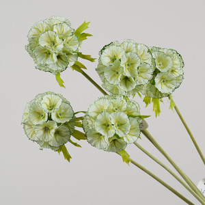 Arrangements floraux décoratifs en PVC blanc et vert, fleurs artificielles de type moulin à vent Greenway, plantes entières pour les fêtes et les festivals - Product Image 2