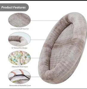 Beliebte Mode Großer Komfort Flauschiges warmes rutsch festes menschliches Hundes ofa - Product Image 2