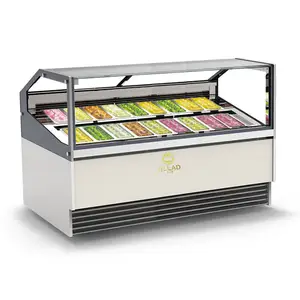 Espositore Gelato pasticceria prezzo qualità congelatori e frigoriferi Gelato vetrina congelatore per negozio di gelati