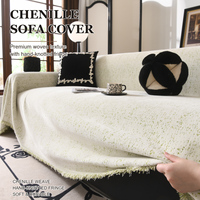 Plaid de canapé en chenille à motif cœur monobloc, marque privée, pour les détaillants de boutiques et les projets de décoration intérieure