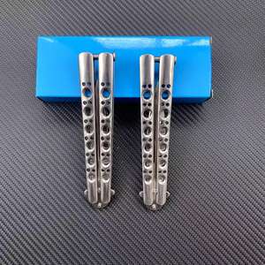 Wholesale Folding butterfly Outdoor Camping Training <strong>Knife</strong> Folding Self Defense <strong>Knife</strong> Toy Gift - Product Image 3