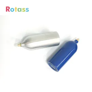 Зарядное устройство для взбитого крема Rotass, 200 г, газовый баллон, 100% Алюминий, л, легкие зарядные устройства для взбитого крема