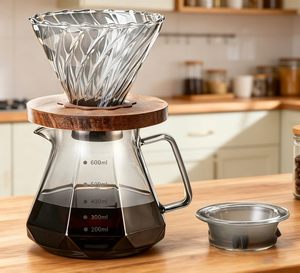ชุดอุปกรณ์ชงกาแฟแบบ Pour Over พร้อมกรองกาแฟ กาน้ำร้อน ถ้วยกรอง และอุปกรณ์ชงกาแฟ - Product Image 5