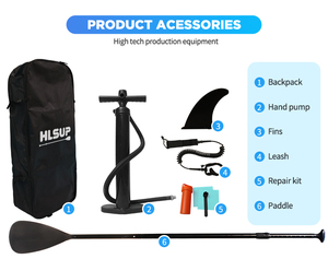Huale <span class=keywords><strong>Paddle</strong></span> Board <span class=keywords><strong>gonflable</strong></span> Ultra Stable Stand up Paddleboards pour la <span class=keywords><strong>famille</strong></span> - Product Image 4