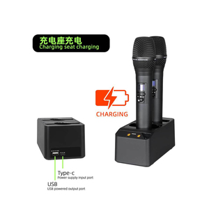 Khuôn Mẫu tư nhân thực sự đa dạng hiệu suất sân khấu sử dụng micro không dây cầm tay với kênh đôi - Product Image 2