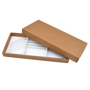 Juego de pajitas con caja de papel de regalo o tubo de papel Productos más vendidos 2024 Envío rápido Vidrio ecológico <span class=keywords><strong>2022</strong></span> en EE. UU. 2024 - Product Image 6
