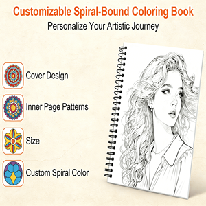 Quaderno a Spirale Personalizzato di Lusso Premium <span class=keywords><strong>per</strong></span> Adulti, Libri <span class=keywords><strong>per</strong></span> Alleviare Ansia e Stress, Materiale Scolastico, Spedizione Globale - Product Image 5