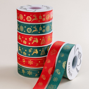 Kemasan Kotak Hadiah dengan Kertas Pembungkus Pohon Natal Berembos dan Pita untuk Dekorasi Festival Natal DIY - Product Image 5