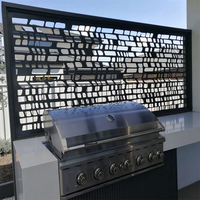 Panneaux de façade découpés au Laser, écran décoratif d'extérieur, mur extérieur en aluminium, façade découpée au Laser