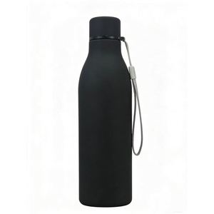 Classic American Outdoor Vacuum <b>Bottle</b>, Narrow Stainless Cup with Rope for Mountain Climbing Sports - Product Image 4