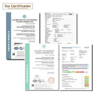 كرسي كارلفورد بذراع دوار 360 درجة، كرسي استرخاء قماشي لغرفة المعيشة وغرفة النوم، ديكور ناعم لطاولة القهوة - Product Image 5