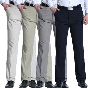 Nouveau Pantalon Décontracté Printemps-Été 2026, Coupe Droite Ample, Business, Grande Taille, pour Hommes - Product Image 1