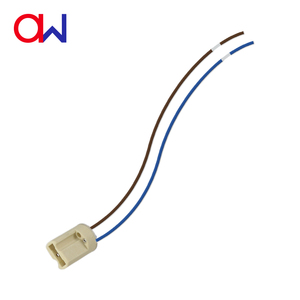 G9 Ceramic Lamp Holder <b>Light</b> Base Lampholder with 25cm Wire Factory Direct AWL - Product Image 2