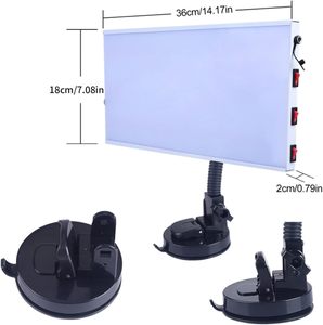 แผ่นไฟ LED ตรวจจับรอยบุ๋มสีดำ OLIVER สำหรับ<span class=keywords><strong>ซ่อม</strong></span><span class=keywords><strong>รอย</strong></span>บุ๋มบน<span class=keywords><strong>รถ</strong></span>ยนต์ <span class=keywords><strong>รอย</strong></span>บุ๋มจากลูกเห็บ <span class=keywords><strong>รอย</strong></span>บุ๋มบนแผ่นโลหะ อะคริลิคสะท้อนแสง - Product Image 2