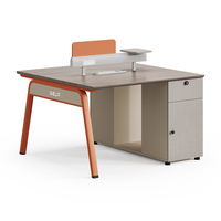 Poste de travail de stockage de cabine moderne commerciale meubles bureau modulaire cloisonné poste de travail ensemble de bureau
