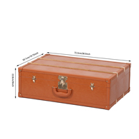 Ensemble de valises vintage en cuir PU imitation crocodile, logo personnalisé, bagages de voyage rétro, vente en gros