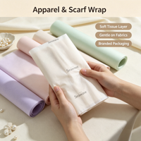 Papier de soie imprimé personnalisé pour emballage cadeau, papier d'emballage pour vêtements, bijoux, emballage cadeau, couleurs en stock pour vêtements, bijoux