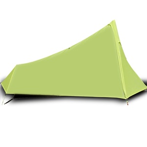 Tente de camping extérieure légère, imperméable, trois saisons, à armature diagonale, pour une personne, une chambre, vente en gros - Product Image 1