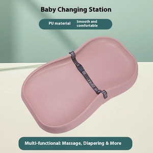 Thiết Kế Hiện Đại Xách Tay Trọng Lượng Nhẹ Bé Thay Đổi Bảng Đa Chức Năng Massage Tắm Bảng Với Tã Quần Áo Lưu Trữ Quà Tặng - Product Image 3