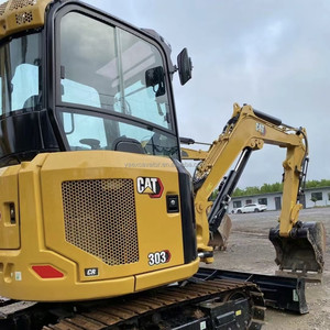 Excavadora compacta Cat 303 de alta calidad, excavadora mini Caterpillar 303 usada de 3 toneladas con certificación CE en venta - Product Image 3