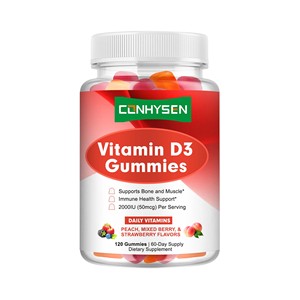 Gomitas de Vitamina D3 OEM ODM con Vitamina D3 que Ayudan a la Absorción de <span class=keywords><strong>Calcio</strong></span>, Promoviendo <span class=keywords><strong>Huesos</strong></span> y Dientes Saludables - Product Image 1