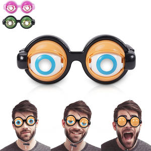Gafas Googly Eyes New <span class=keywords><strong>Strange</strong></span> Spoof Toys Horror Eyeball Glasses Party Decor Pull String Wink para niños PartyToys Halloween - Product Image 3