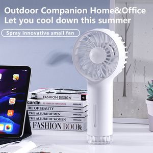 4 Colors Mini Portable USB Rechargeable <b>Handheld</b> Mist <b>Fan</b> Foldable Air Cooling Plastic <b>Fan</b> With Water Spray Hand <b>Fan</b> - Product Image 5