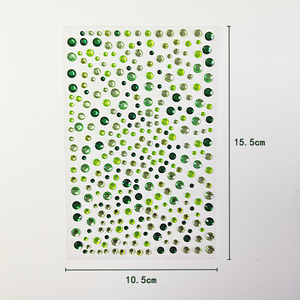 Adesivi Luccicanti per Viso e Occhi, Strass Autoadesivi, Tatuaggi Temporanei per Festival, Rave Party e Trucco - Product Image 5