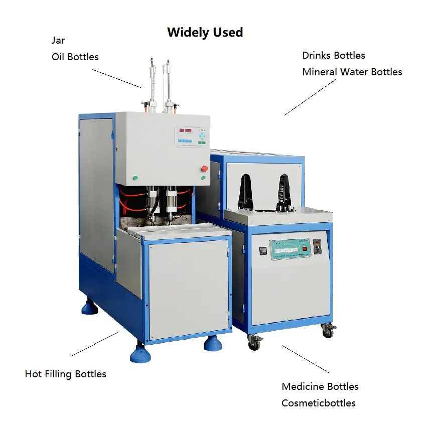 MB-2000 2L Plastic Bottles Making Manufacturing Machine Semi Automatic Pet Blow Machine Plastic Bottle Blowing Machines