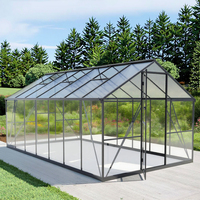 Ensemble sans outil Urban Oasis Kit de serre extensible DIY Design modulaire moderne Verrouillable Backyard Wind Métal résistant aux UV