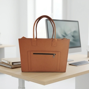 Borsa Tote in Feltro Personalizzata, Impermeabile e Portatile, <span class=keywords><strong>Organizer</strong></span> Pieghevole Classico per <span class=keywords><strong>Viaggi</strong></span> - Product Image 3